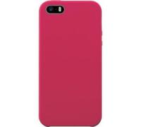 BigBen Connected Funda para iPhone 5/5S/SE Rígida Suave al Tacto Silicona, Rojo