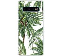BigBen Connected Funda rígida para Galaxy S10 con estampado de palmeras, Verde
