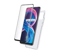 BigBen Connected Pack de accesorios 2 en 1 para Realme 8 5G, Transparente