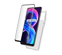 BigBen Connected Pack de accesorios 2 en 1 para Realme 8 Pro 4G, Transparente