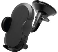 Soporte de coche para smartphone 2 en 1 ajustable para parabrisas y ventilación