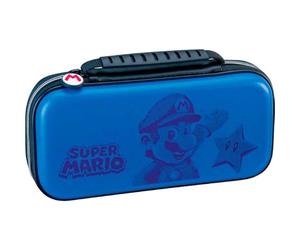 Bigben Custodia Super Mario Switch - Ufficiale Nintendo, Blu [Importación italiana]