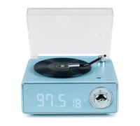 BigBen EPOK Retro Altavoz Bluetooth y Reloj Despertador, Azul