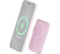 BigBen F152478 - Powerbank Batería Externa 5000mAh Compatible MagSafe Inducción 5W Rosa