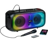 BigBen Interactive PARTYBTHPLH - Altavoz Bluetooth inalámbrico potente, luminoso, tomas USB, MicroSD, AUX-IN, ecualizador, potencia musical 200W