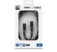 Bigben Interactive PS4HDMIFLAT cable HDMI 3 m HDMI tipo A (Estándar) Negro - Cables HDMI (3 m, HDMI tipo A (Estándar), HDMI tipo A (Estándar), 3D, Negro) - Compatible con PS5