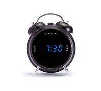 Bigben Interactive RR90EPOKN Reloj Negro - Radio (Reloj, FM, LED, Azul, Negro, Monótono)