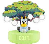 BIGBEN Luz nocturna musical y reloj despertador con música inalámbrica BLUEY, con licencia oficial - Batería recargable - Diseño original - LUZ