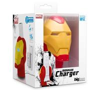 Bigben Marvel Iron Man Cargador + Base De Carga Para Controlador Wii Wiimote