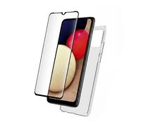 BigBen Pack Silitrans Funda y Vidrio 2.5D para Galaxy A03s, Transparente