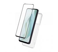 BigBen Pack Silitrans Funda y Vidrio para Honor X5c Plus, Transparente