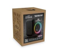 BigBen PARTYBTHPMAX - Altavoz Bluetooth inalámbrico potente, luminoso, tomas USB, MicroSD, AUX-IN, 6,35mm, potencia musical total 200W, función Bass Boost, TWS, micrófono con cable