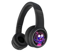 Bigben Rick & Morty - Auriculares inalámbricos Bluetooth V5.0 2 en 1, diseño Iluminado con micrófono para Hacer y Tomar Llamadas telefónicas. Controles de Auriculares y Diadema Ajustable.