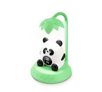 BigBen SLKIDSPANDA - Despertador Infantil Educativo con luz guía quitamiedos Intensidad Regulable, Temporizador, 6 melodías, Verde