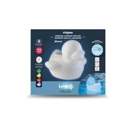Bigben Sound BTLSDUCK - Altavoz Wireless Luminoso Pato portátil (15 W, Puerto USB, Jack 3.5 mm, Bluetooth, Resistente al Agua, Distintos Colores y Efectos Luminosos), Color Blanco