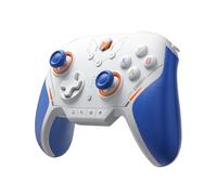 BIGBIG WON Blitz 2 pro Controlador de videojuegos de PC, tasa de votación inalámbrica de 2000hz, giroscopio de 1000hz, 16 botones mecánicos, tablero de juegos de PC + app móvil para juegos FPS (azul)