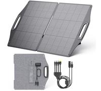 BigBlue 100W Panel Solar ETFE Portátil, USB-C PD45W/USB-A 18W/MC -4 para Central Eléctrica Teléfonos Tabletas, N-Type Cargador Solar Plegables con Soporte de Pie, IP68 Paneles Solares para Acampadas