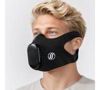 Bigbreathe Brest Mascarilla - Máscara de respiración para entrenamiento, resistencia, correr, mejora el rendimiento deportivo y el estado físico | 9 niveles de resistencia ajustables | desmontable (S)