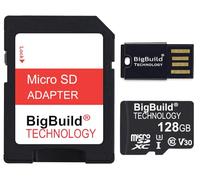 BigBuild Technology 128GB Ultra Fast 100MB/s U3 microSDXC Memory Card For Lenovo M10, M10 Plus, Moto Tab Tablet
