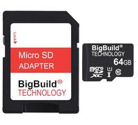 BigBuild Technology 64GB Ultra Fast 80MB/s Micro SDXC Tarjeta de Memoria para Nokia 105+, 110, 2660 Flip, 2780 Flip Móvil