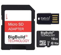 BigBuild Technology Tarjeta de Memoria Micro SDHC U3 16GB para Campark TC28, TC29, TC30, TC31, TC32, TC35, TC36 Cámara de Caza