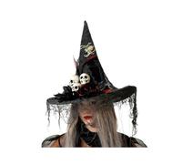 BigBuy Carnival Accesorio para Disfraz Bruja Sombrero S1135578 - EAN: 8422259792949