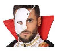 BigBuy Carnival Antifaz Blanco S1121187 - EAN: 8422259634683