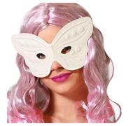 BigBuy Carnival Antifaz Mariposa Sin Pintar