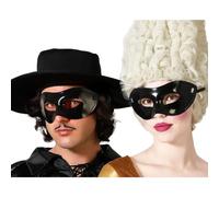 BigBuy Carnival Antifaz Negro S1134135 - EAN: 8422259762706