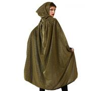 BigBuy Carnival Capa Negro Dorado 1,2 m