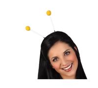 BigBuy Carnival Diadema Abeja Amarillo