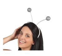 BigBuy Carnival Diadema Bolas Plateado
