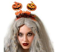 BigBuy Carnival Diadema Calabaza Naranja