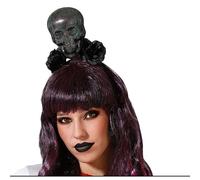 BigBuy Carnival Diadema Calavera Negro S1132602 - EAN: 8422259747369