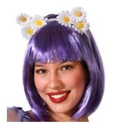 BigBuy Carnival Diadema Flores Blanco S1134108 - EAN: 8422259762348