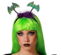 BigBuy Carnival Diadema Murciélago Morado