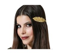 BigBuy Carnival Diadema Romano Dorado