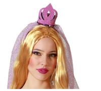 BigBuy Carnival Diadema Rosa