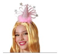 BigBuy Carnival Diadema Rosa Fantasía - Marca EAN: 8422259755203