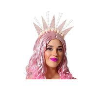 BigBuy Carnival Diadema Rosa Princesa