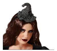BigBuy Carnival Diadema Sombrero Halloween Gris