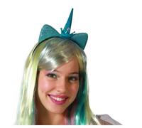 BigBuy Carnival Diadema Unicornio Azul