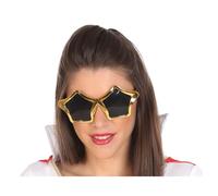 BigBuy Carnival Gafas Dorado