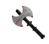 BigBuy Carnival Hacha Plateado Vikingo 40 cm