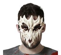 BigBuy Carnival Máscara Esqueleto Blanco