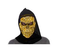 BigBuy Carnival Máscara Golden Skull Halloween