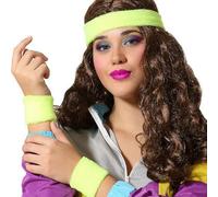 BigBuy Carnival Muñequeras Fluorescente Cinta elástica