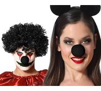 BigBuy Carnival Nariz de Payaso Negro 5 cm