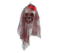 Bigbuy Carnival S1125481 Decoracion Colgante 111889, Calavera Flores