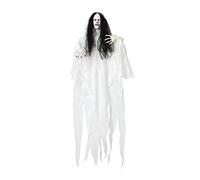 BigBuy Carnival S1125772 Decoración para Halloween Novia Cadáver, Blanco, 120 cm